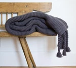 Pom At Home Trestles Knitted Oversized Throw Blanket 60 X 90IN, Midnight. Fixed Price $154.99.