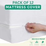 Zippered Mattress Encasement Waterproof Protector Hypoallergenic Cover. Fixed Price $179.99.