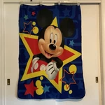 Northwest Disney Mickey Mouse Light Throw Blanket 36 X 50 Fleece. Fixed Price $8.00.