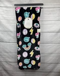 Blooming Meridian Plush Throw Blanket 50X70 Black Multicolor Novelty. Fixed Price $15.00.