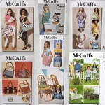 Uncut! U-pick! Sewing Patterns Purse Tote Travel Case Makeup Bags Simplicity. Fixed Price $6.99.
