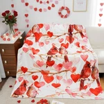 Colorful Valentines Throw Blanket Vibrant Love Decor. Fixed Price $60.00.