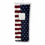 Tommy Hilfiger Plush Throw Blanket American Flag Usa. Fixed Price $49.00.