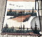 Vintage Simply Country Painting Dreams D. Morgan Tapestry Weave Blanket 52" X 60. Fixed Price $34.75.
