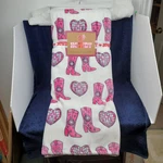 Howdy Heart Disco Ball Plush Throw Oversized 60X70" THF-4062H New With Tags. Fixed Price $27.26.