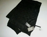 Vince Camuto Chevron Pointelle Knit Blanket Scarf Designer Acrylic -black. Fixed Price $45.00.