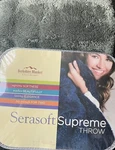 Berkshire Blanket Serasoft Supreme Throw Hunter Green 60 X 70 Softness. Fixed Price $49.99.