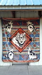 Southwest Wolf Wolves Indian Queen Size Blanket. Fixed Price $62.76.