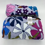 Vera Bradley Throw Blanket Warm Soft 12408-X61 Bengal Lily Pattern 80" 50". Fixed Price $44.99.