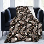 Carwayii Possum Blanket - Black Throw For Women Men, Soft Stuffed Animal Desi.... Fixed Price $39.31.