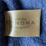 Sonoma Fine Goods Queen Blanket Rectangular Blue Solid Color Bedroom Adults. Fixed Price $15.00.