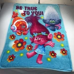 Dreamworks Trolls Poppy Be True To You 48 X 37.5" Very Soft Throw/blanket. Fixed Price $13.50.