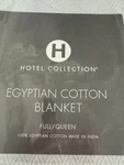 Hotel Collection Egyptian Cotton Full / Queen Blanket New Color Grey. Fixed Price $40.00.