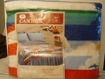 Canon Red Sails Blanket 72 X 90 Twin/full-- New Beach House Sea Vintage. Fixed Price $21.00.