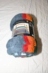 Pendleton Sherpa Fleece Blanket Plush Manta King 112 X92 Serape Stripe Blue New. Fixed Price $129.99.