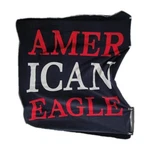 American Eagle Fleece Blanket Red White Navy Aeo Throw 46 X 60. Fixed Price $17.33.