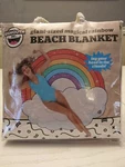 Beach Blanket, Giant-sized "magical Rainbow" By Bigmouth 60 X 64.5 New. Fixed Price $29.99.