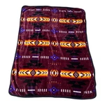 Trendz Soft Knit Sherpa Throw Silk Touch Blanket Cozy Southwestern Design Read. Fixed Price $24.99.