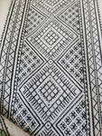 Ralph Lauren Taylor Queen Duvet Cover Grey Cream Woven Tribal 96X92. Fixed Price $149.00.