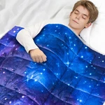 Solfres 7LBS Weighted Blanket, 41 X 60 Inches, Printing Heavy Pound.... Fixed Price $57.52.