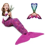Amyhomie Mermaid Tail Blanket, Soft Crochet Sleeping Bag Kids, Rainbow. Fixed Price $32.35.