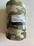 Mainstay Fleece Throw Blanket Lightweight Reversible 50" X 60" (Y27). Fixed Price $9.50.