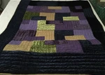 Throw Blanket Soft Velvet & Rayon 60 X 50 Boho Gold Purple Navy Green Geometric. Fixed Price $124.00.