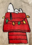 Snoopy Peanuts Berkshire Blanket Christmas Hugging Woodstock 50X70 Plush. Fixed Price $52.00.