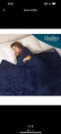 Quility Weighted Blanket With Soft Cover - 20 Lbs King Size Heavy. Fixed Price $120.00.