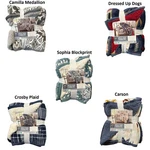 Member's Mark Super Soft Velvet Reversible Plush Sherpa Throw, 60IN X 70IN. Fixed Price $24.99.