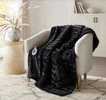 Beautyrest Duke Blanket Luxury Oversize Electric Throw Premium 50X70" Black. Fixed Price $25.00.