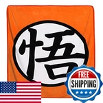 Great Eastern Entertainment Dragon Ball Z Throw Blanket. Fixed Price $53.22.