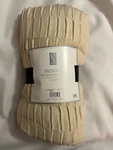 Signature Design By Ashley Mendez Farmhouse Ribbed Throw Blanket, 50 X 60 Inches. Fixed Price $33.95.