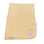 Vintage Carters Emu Namae John Lennon Dog Clown Circus Yellow Fleece Blanket Usa. Fixed Price $110.00.