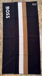 Hugo Boss $89 Beachwear Towel 100% Cotton 55" X 28" Bath New Black. Fixed Price $59.88.