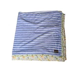 Htf Matilda Jane Truth Dare Blanket Striped Ruffle Floral Trim 55X60 Inches. Fixed Price $59.99.