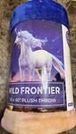 New! Wilderness Plush Unicorn Blanket Frontier 50"X 60" Super Soft. Fixed Price $17.95.