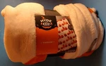 Hyde And Eek 50" 60" Large White Orange Jackolantern Throw Halloween 2023. Fixed Price $19.99.