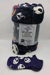 Disney Tim Burton Nbc Jack Skellington & Sally Plush Throw Blanket Socks Set. Fixed Price $30.00.