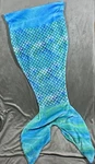 Mermaid Throw Blanket Sleeping Bag Turquoise Comfy Tails Make Believe Play. Fixed Price $16.99.
