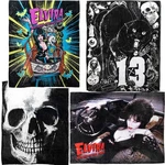 Kreepsville 666 Throw Blanket Velvety Soft Plush Goth Elvira Skull Spiderweb Cat. Fixed Price $49.95.