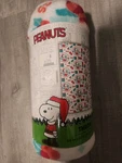 Peanuts Snoopy Deck The Halls With Cozy Stockings Throw Blanket 46X60 Nwt Cvs. Fixed Price $29.95.