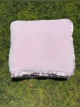 Simply Shabby Chic Pink 2-PLY Satin Trim Plush Blanket Rachel Ashwell Qn Read!. Fixed Price $299.95.