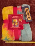 Franco Collectibles Barbie Movie Am Kenough Sherpa Lined Tie Blanket Throw. Fixed Price $17.86.