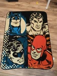 Dc Comics Batman Superman Robin Flash Fleece Throw Blanket 57X42 Northwest. Fixed Price $17.99.