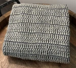 Pottery Barn Villa Throw Pillow Cover 22 Stone Gray, Linen Cotton Textured New. Fixed Price $44.80.
