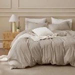 Bedsure 100% Washed Cotton Duvet Cover Queen Size - Frosted Almond ... Fast Ship. Fixed Price $93.99.