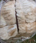Ruched Beige King Throw Blanket 108"-86". Fixed Price $80.00.
