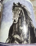 Frontier Horse 50 X 60 Wilderness Plush Throw Soft Couch Blanket New. Fixed Price $21.98.