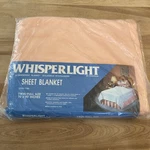 Vintage Chatham Whisper Light Sheet Blanket Twin/full Peach 70X90 Fiberwoven. Fixed Price $39.95.